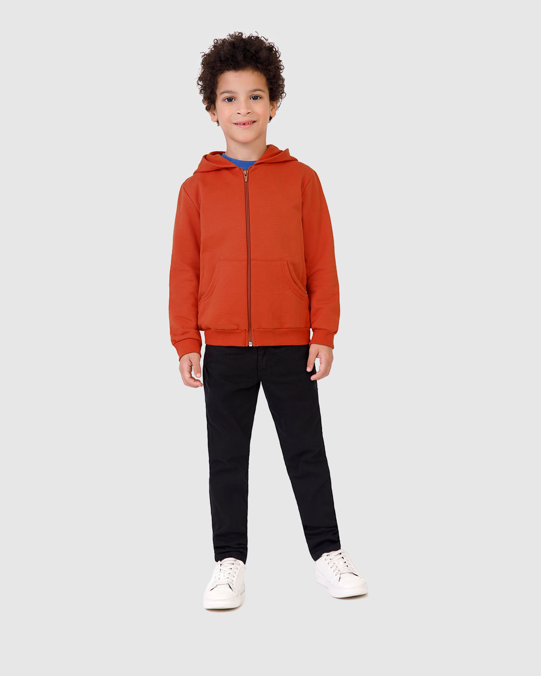 Calça Infantil Menino Skinny Cintura Média Sarja Com Elastano Malwee Kids - Imagem 4