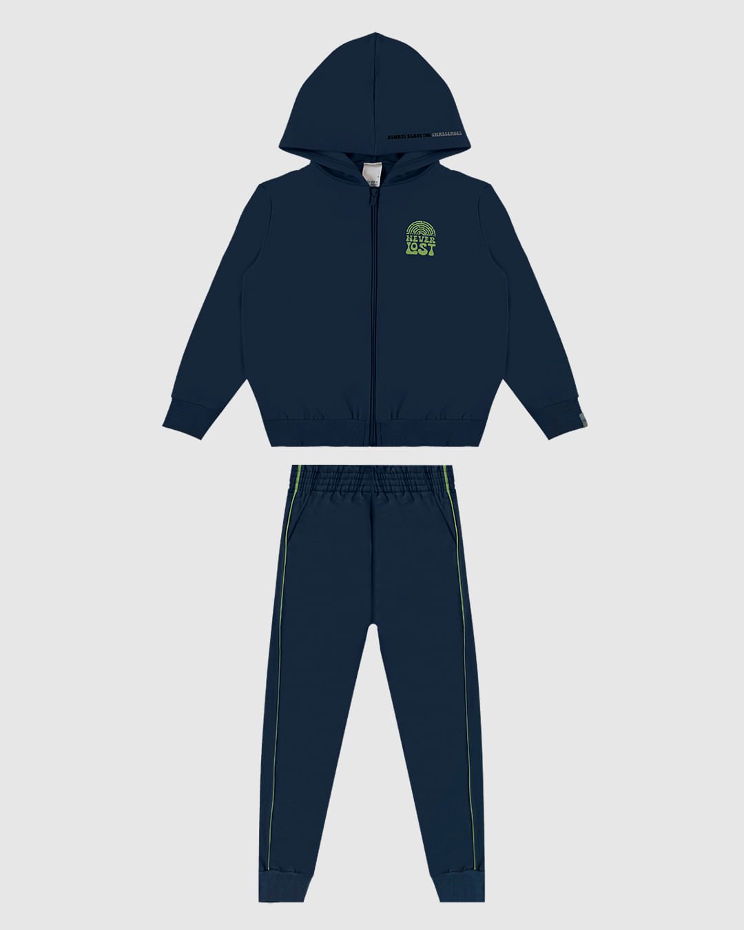 Conjunto Infantil Menino Jaqueta Com Estampa Moletom Flanelado Malwee Kids - Imagem 13