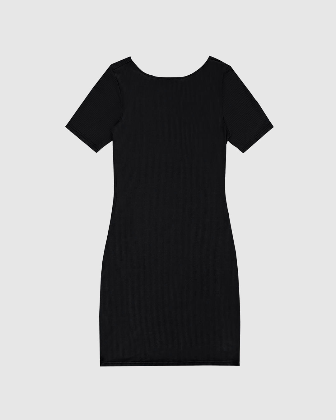 Vestido Infantil Menina Detalhe Torção Costas Em Malha Viscose Canelada Malwee Kids
