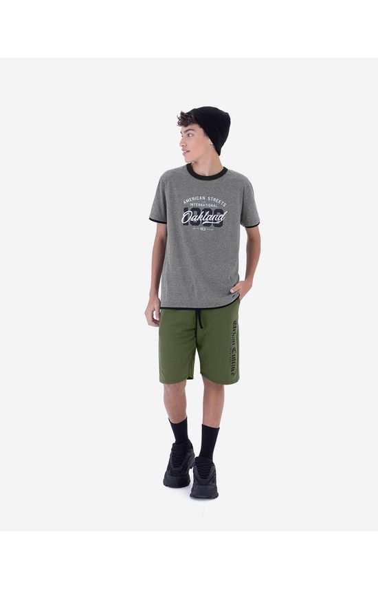 Camiseta Menino American Streets Em Algodão Malwee Kids