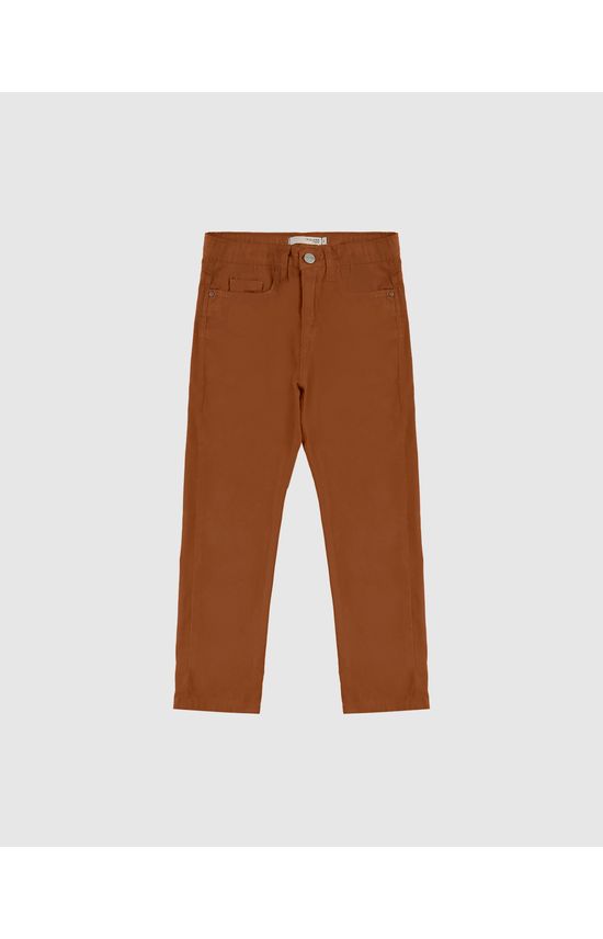 Calça Infantil Menino Skinny Cintura Média Sarja Com Elastano Malwee Kids
