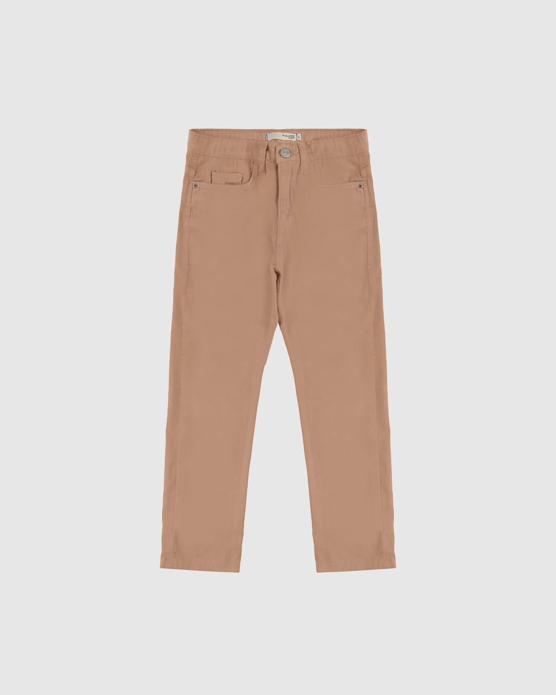 Calça Infantil Menino Skinny Cintura Média Sarja Com Elastano Malwee Kids