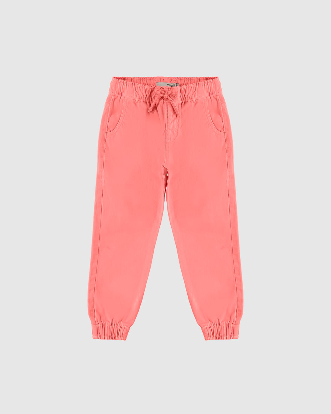 Calça Infantil Menina Jogger Cós Elástico Em Sarja Com Elastano Malwee Kids - Imagem 13