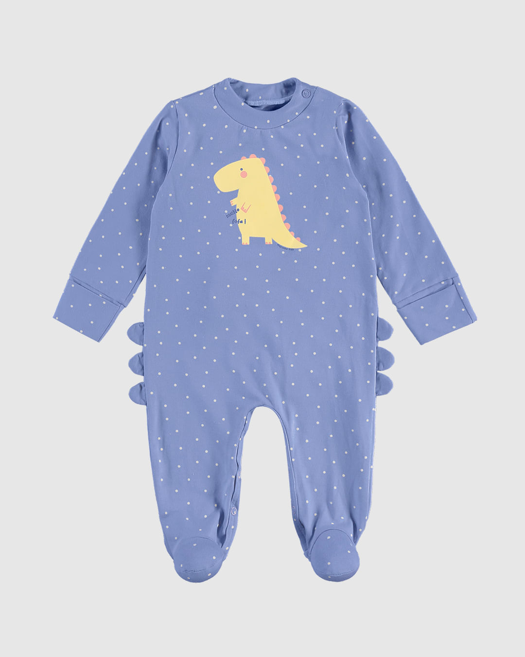 Macacão Infantil Menina Pézinho Aplique Lateral Em Algodão Malwee Kids