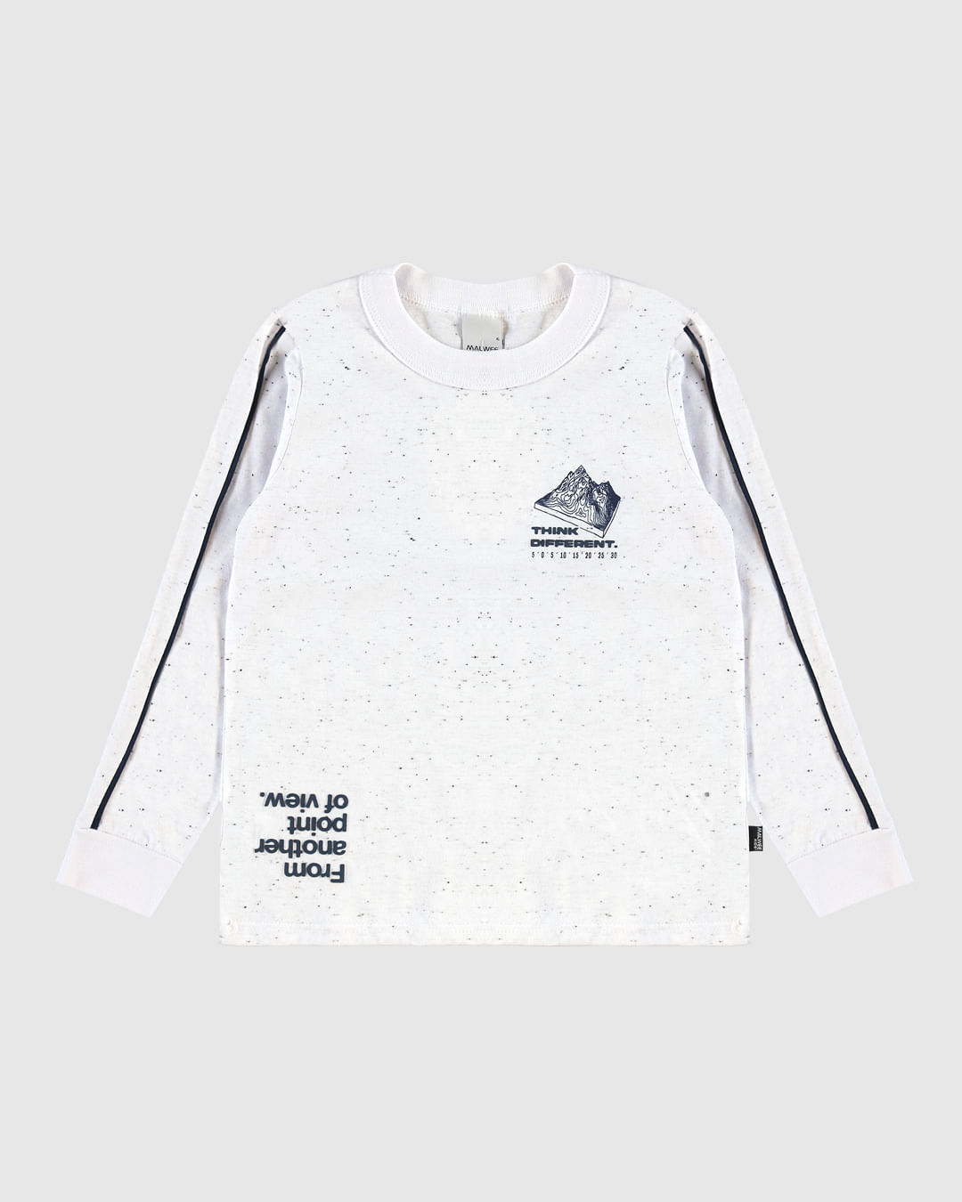 Camiseta Infantil Menino Manga Longa Com Estampa Malha Botonê Malwee Kids - Imagem 6