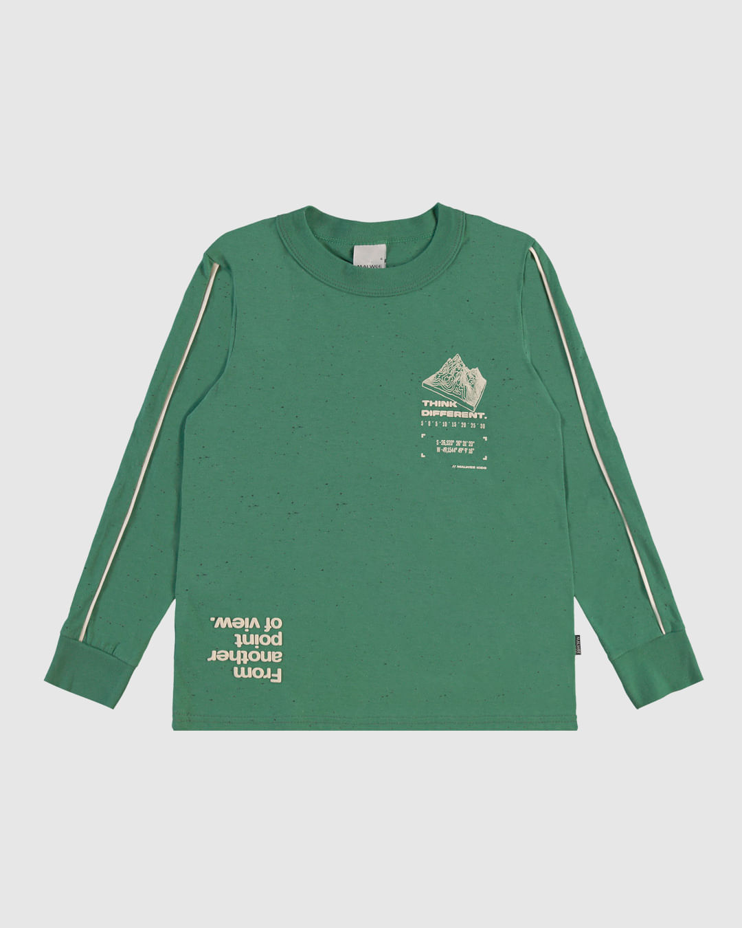 Camiseta Infantil Menino Manga Longa Com Estampa Malha Botonê Malwee Kids - Imagem 3