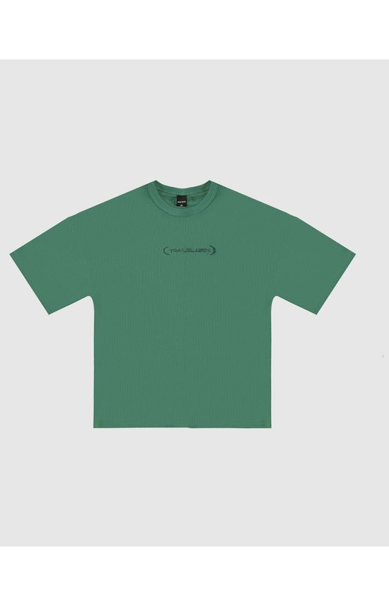 Camiseta Menino Oversized Bordado Frontal Em Malha Texturizada Malwee Kids