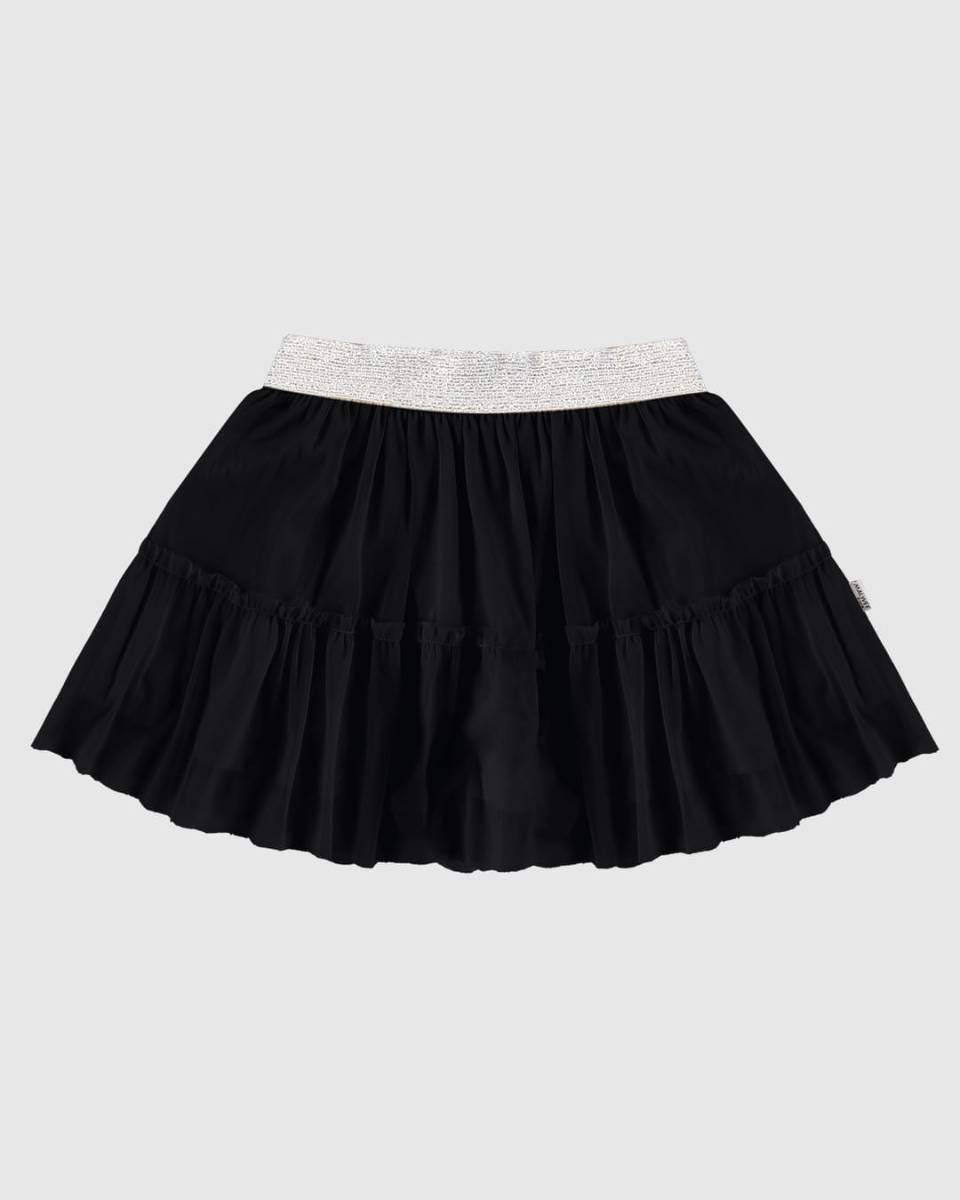 Saia Infantil Curta Rodada em Tule Stretch Malwee Kids