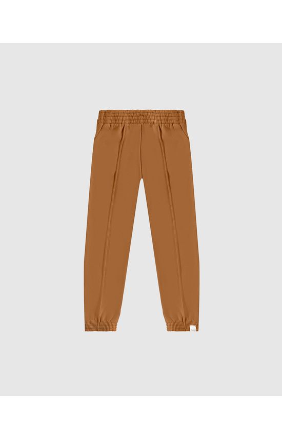 Calça Infantil Unissex Jogger Em Moletom Comfy Flanelado Malwee Kids