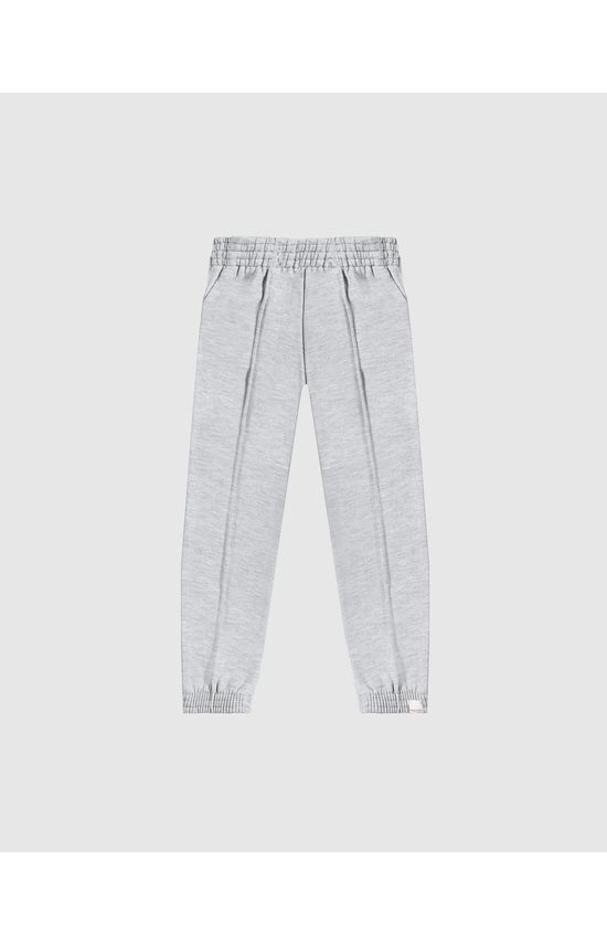 Calça Infantil Unissex Jogger Em Moletom Comfy Flanelado Malwee Kids