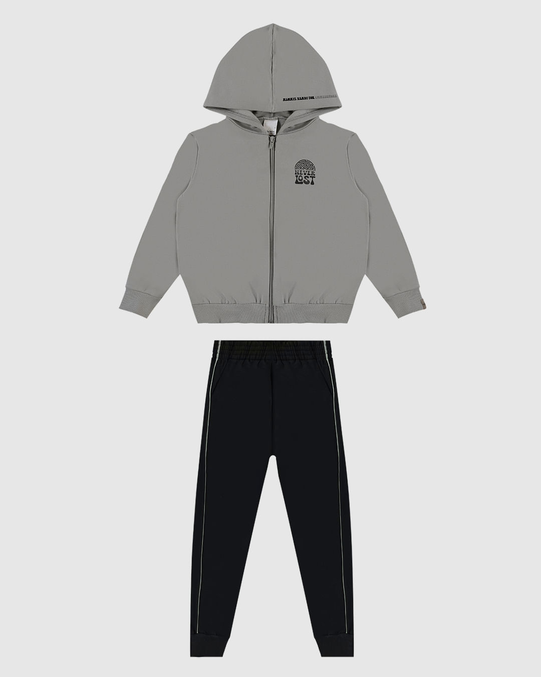 Conjunto Infantil Menino Jaqueta Com Estampa Moletom Flanelado Malwee Kids - Imagem 20