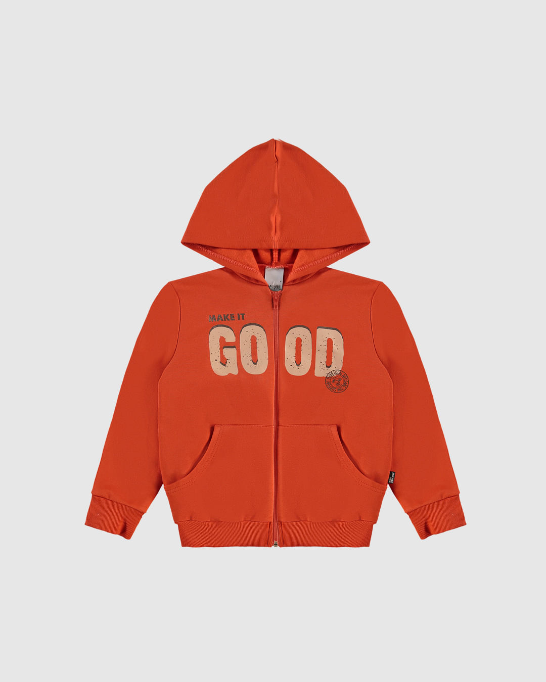 Jaqueta Infantil Masculina Make It Good em Moletom Flanelado Malwee Kids - Imagem 2