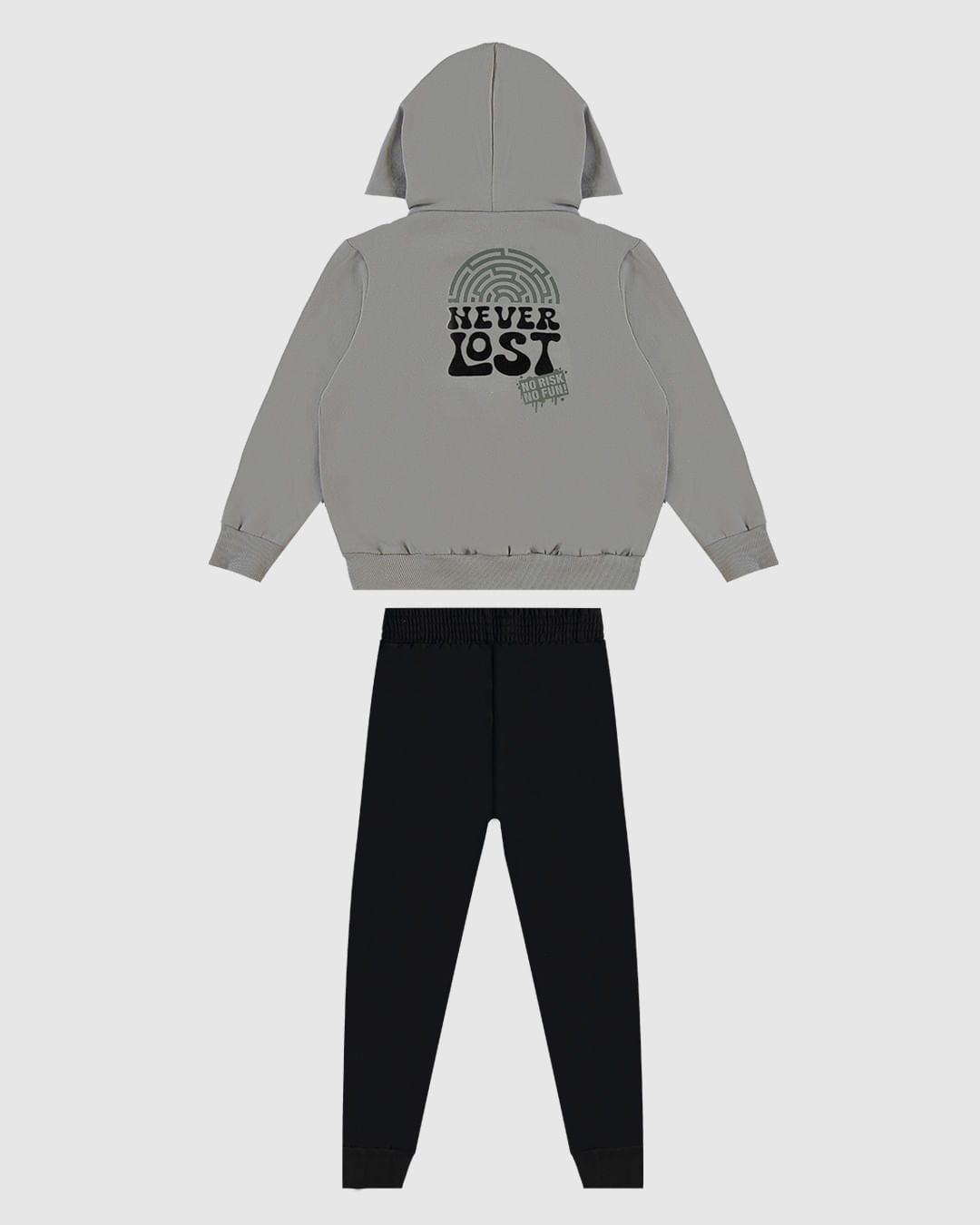 Conjunto Infantil Menino Jaqueta Com Estampa Moletom Flanelado Malwee Kids - Imagem 9