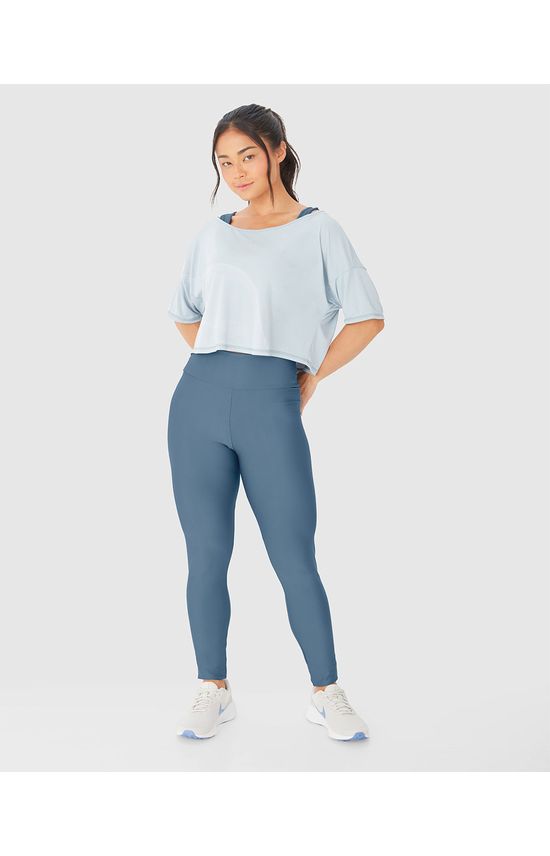 Blusa Ampla Feminina Estampa Frontal Em Malha Dry E Proteção UV50+ - ENFIM