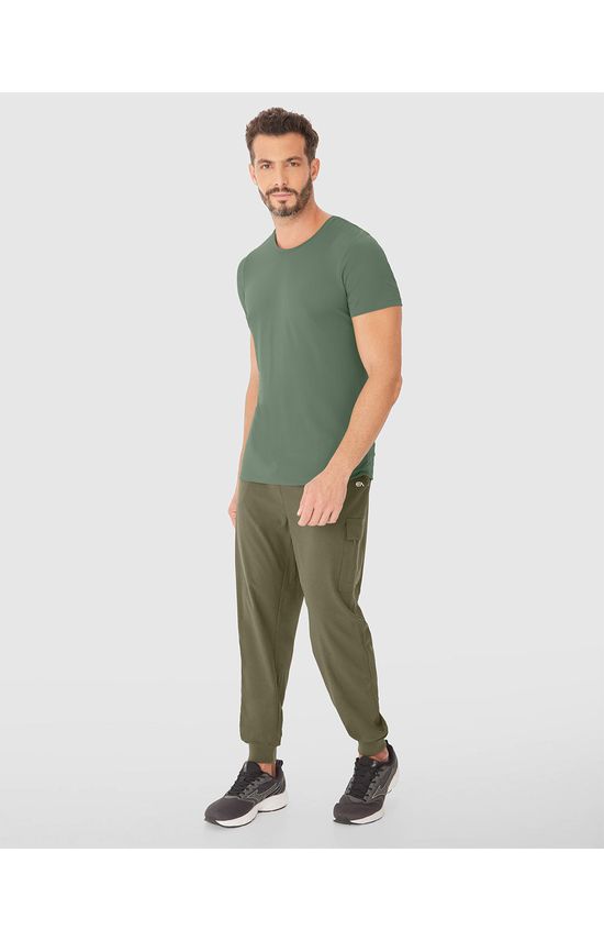 Calça Jogger Masculina Cargo Em Tafetá Com Elastano - ENFIM