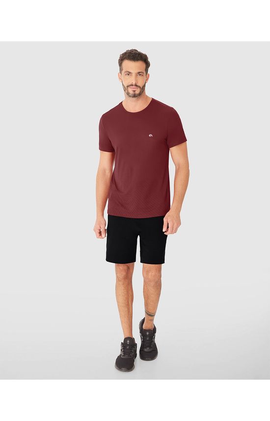 Camiseta Masculina Regular Em Malha Dry E Proteção UV50+ - ENFIM