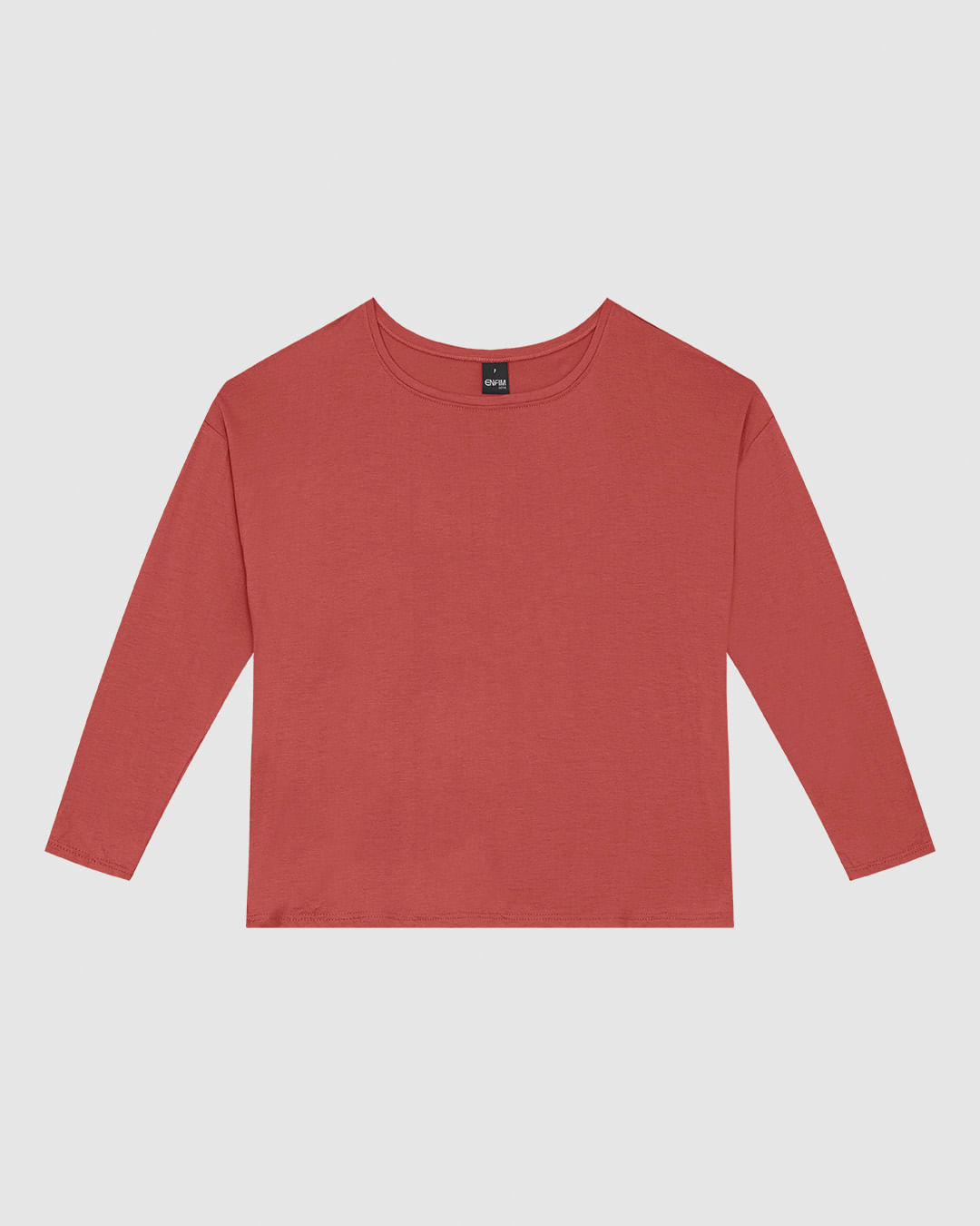 Blusa Ampla Feminina Manga Longa Em Viscose Strech - ENFIM