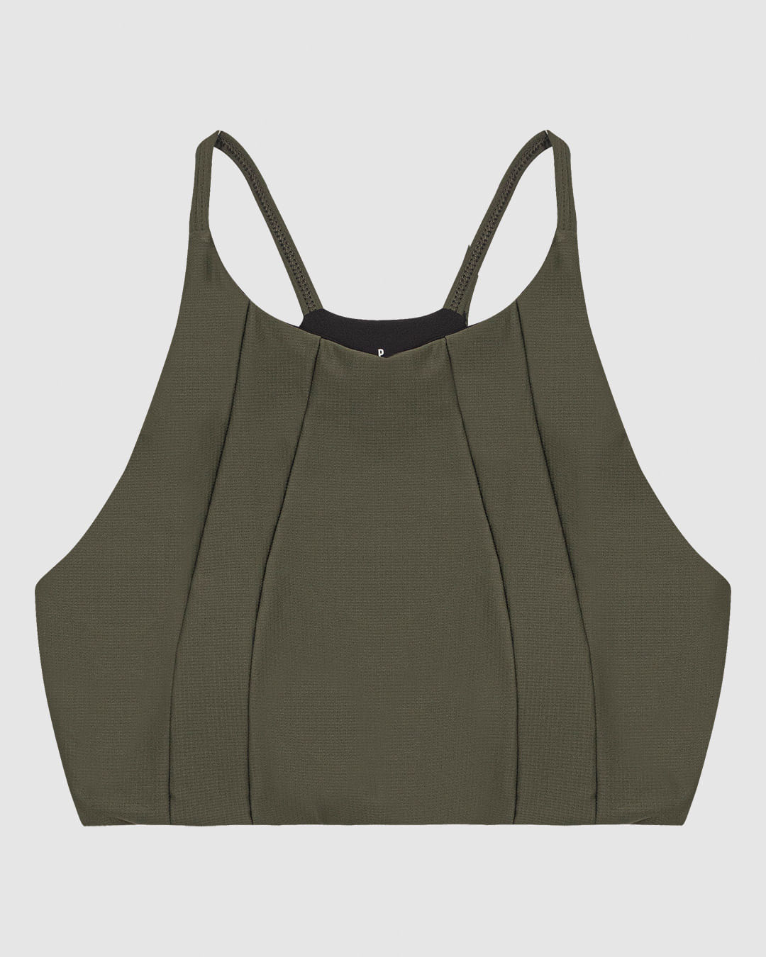 Top Halter Neck Esportivo Em Malha Texturizada Stretch - ENFIM