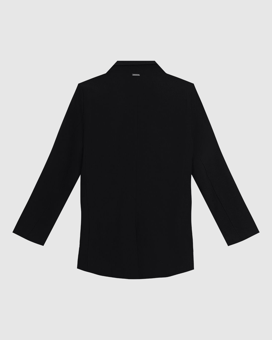 Blazer Feminino Alongado Abotoamento Duplo Em Liocel - ENFIM - Imagem 2