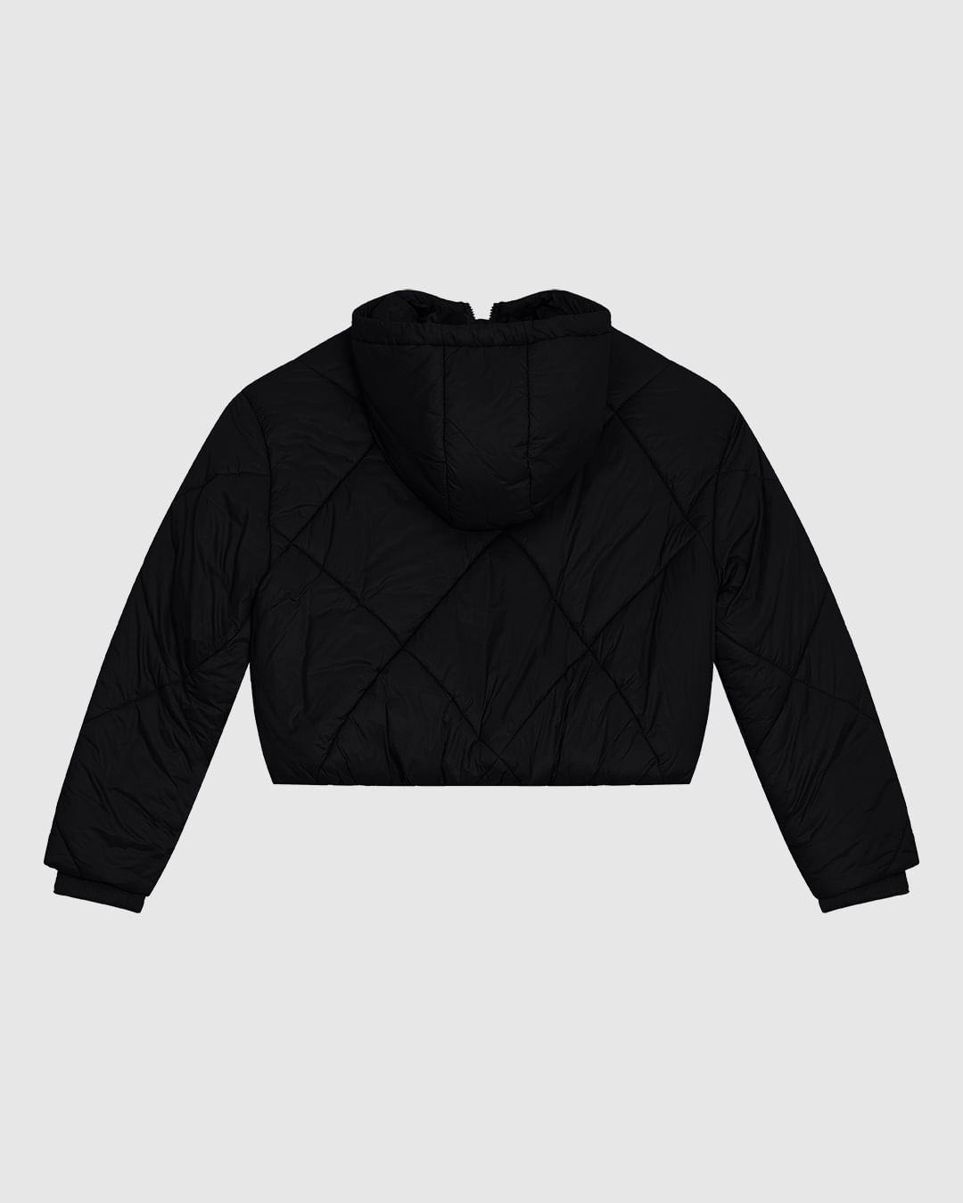 Jaqueta Puffer Feminina Capuz Removível Em Poliamida - ENFIM - Imagem 2