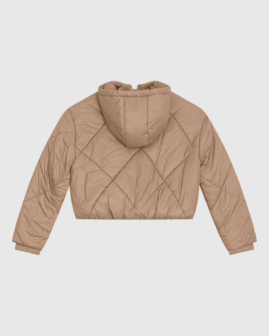 Jaqueta Puffer Feminina Capuz Removível Em Poliamida - ENFIM - Imagem 8