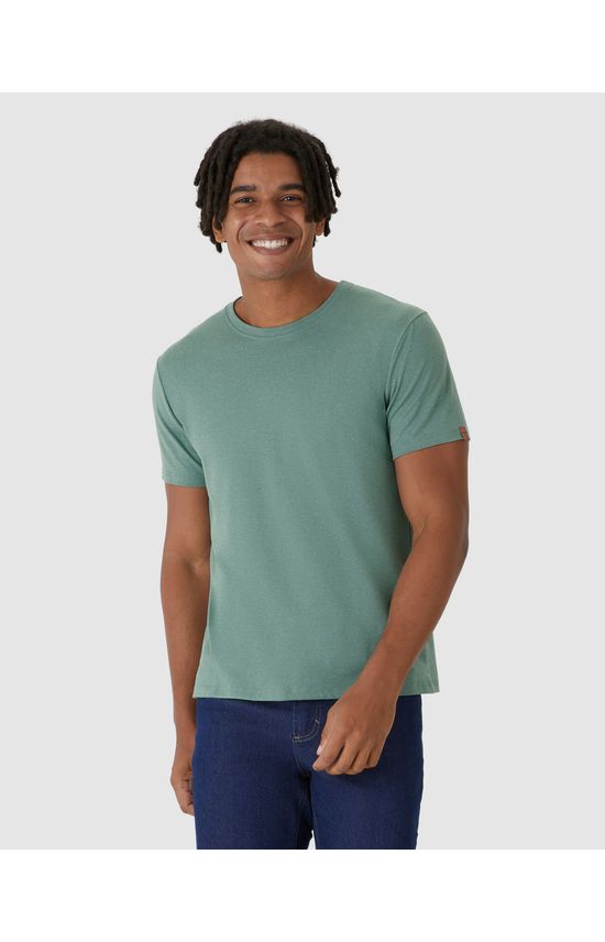 Camiseta Movimento Masculina Decote Redondo Em Malha Anti Odor