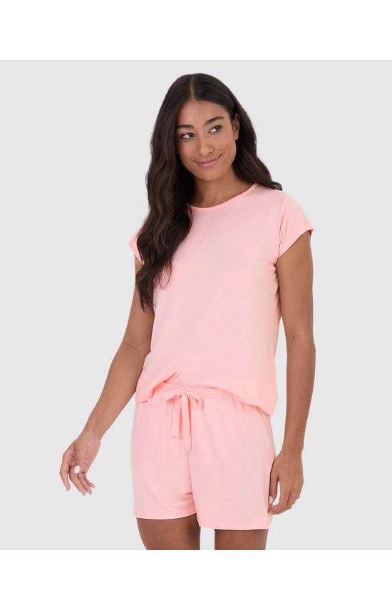 Blusa Feminina De Pijama Em Malha Viscose Stretch