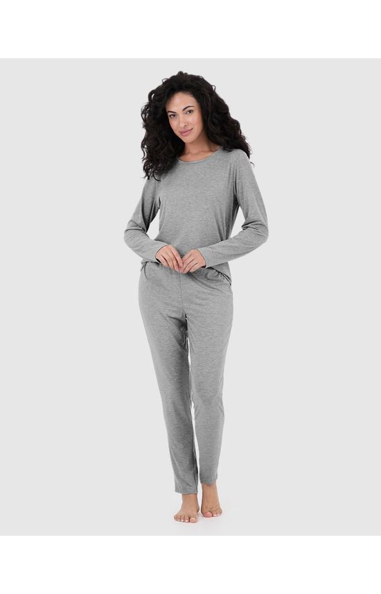Calça Feminina De Pijama Em Malha Viscose Stretch