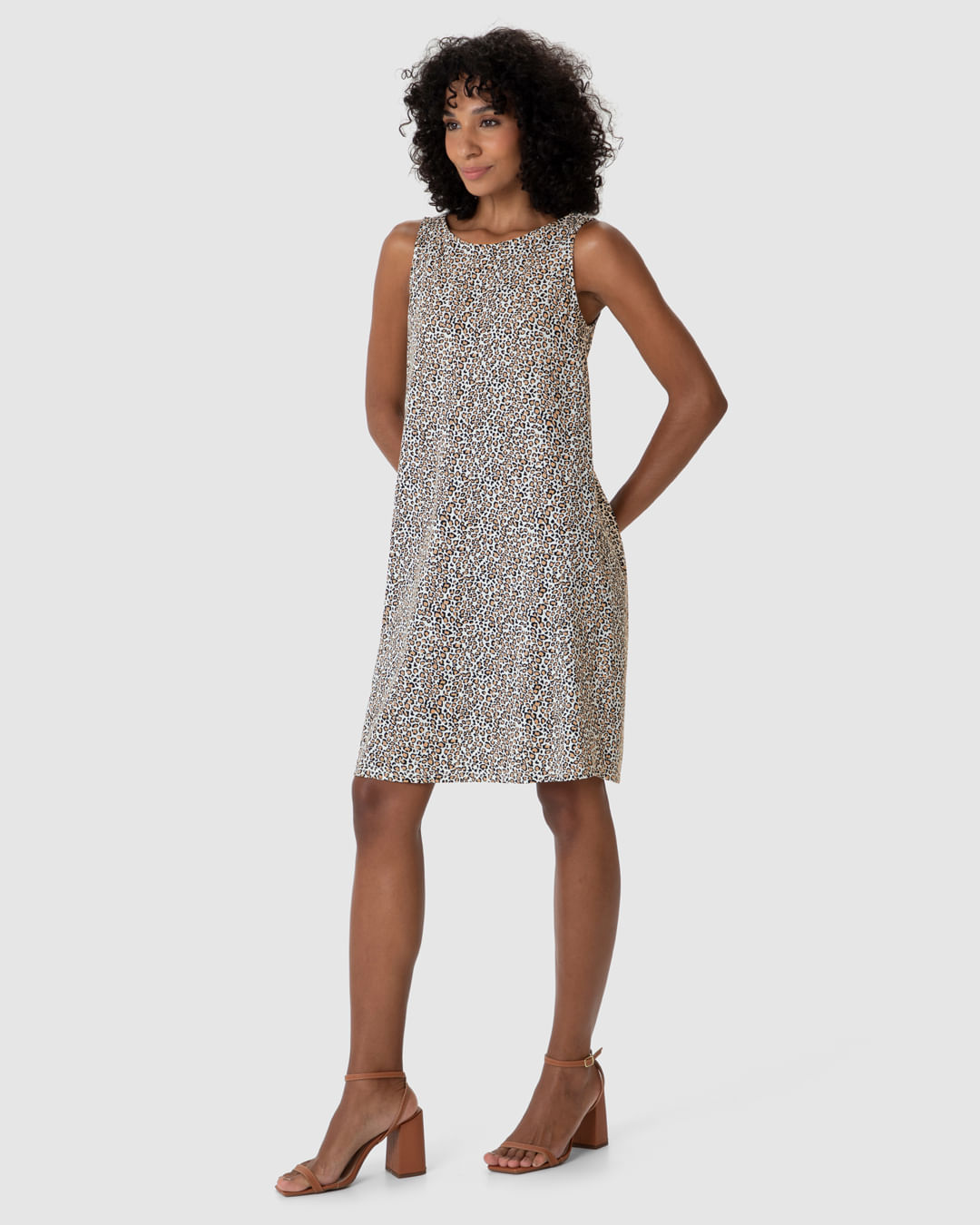 Vestido Feminino Regata Estampado Em Algodão - Imagem 27