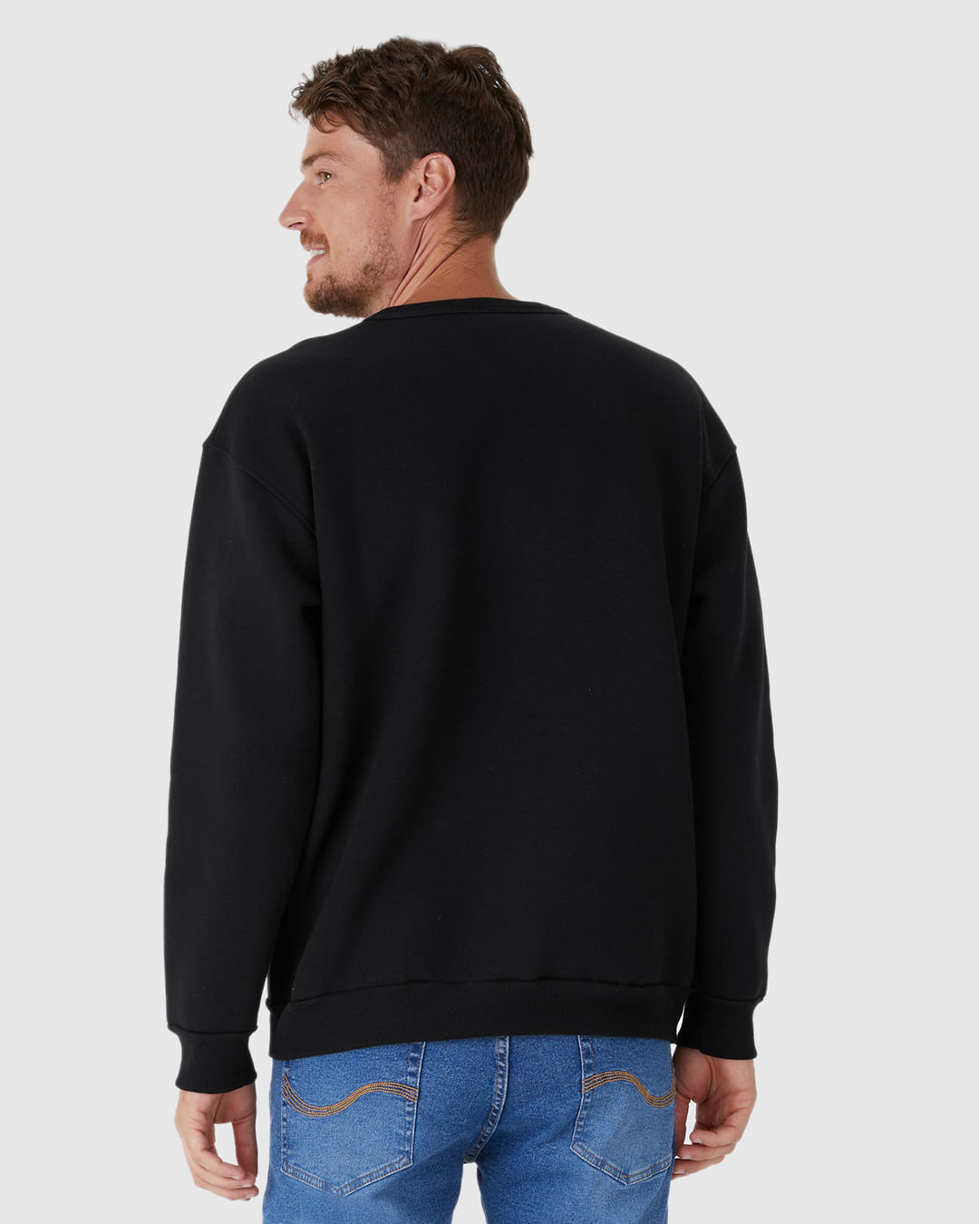 Blusão Masculino Estampa Alto Relevo Em Moletom Premium - Imagem 15