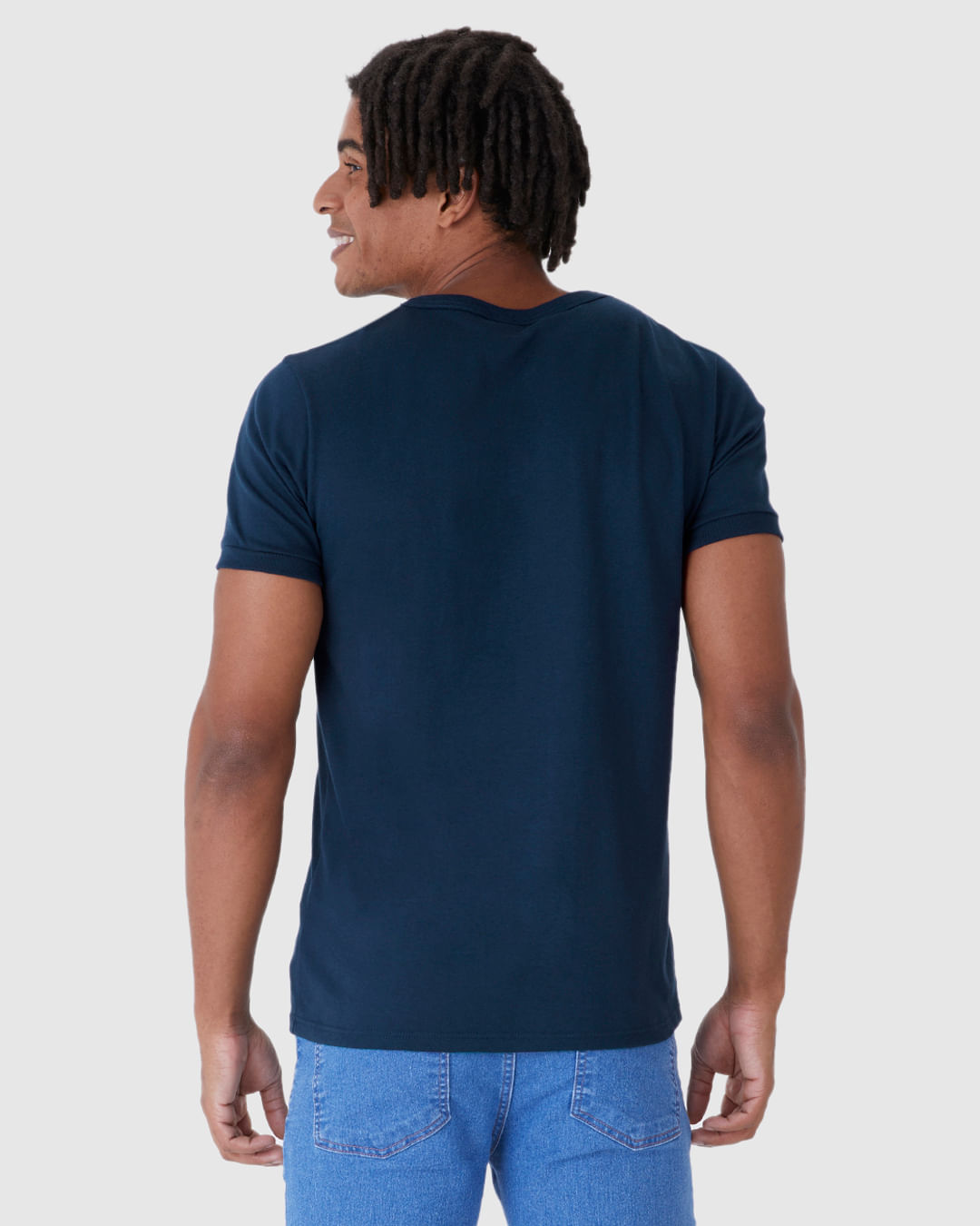 Camiseta Abraço Masculina Bolso Frontal Em Malha Comfy Touch - Imagem 25