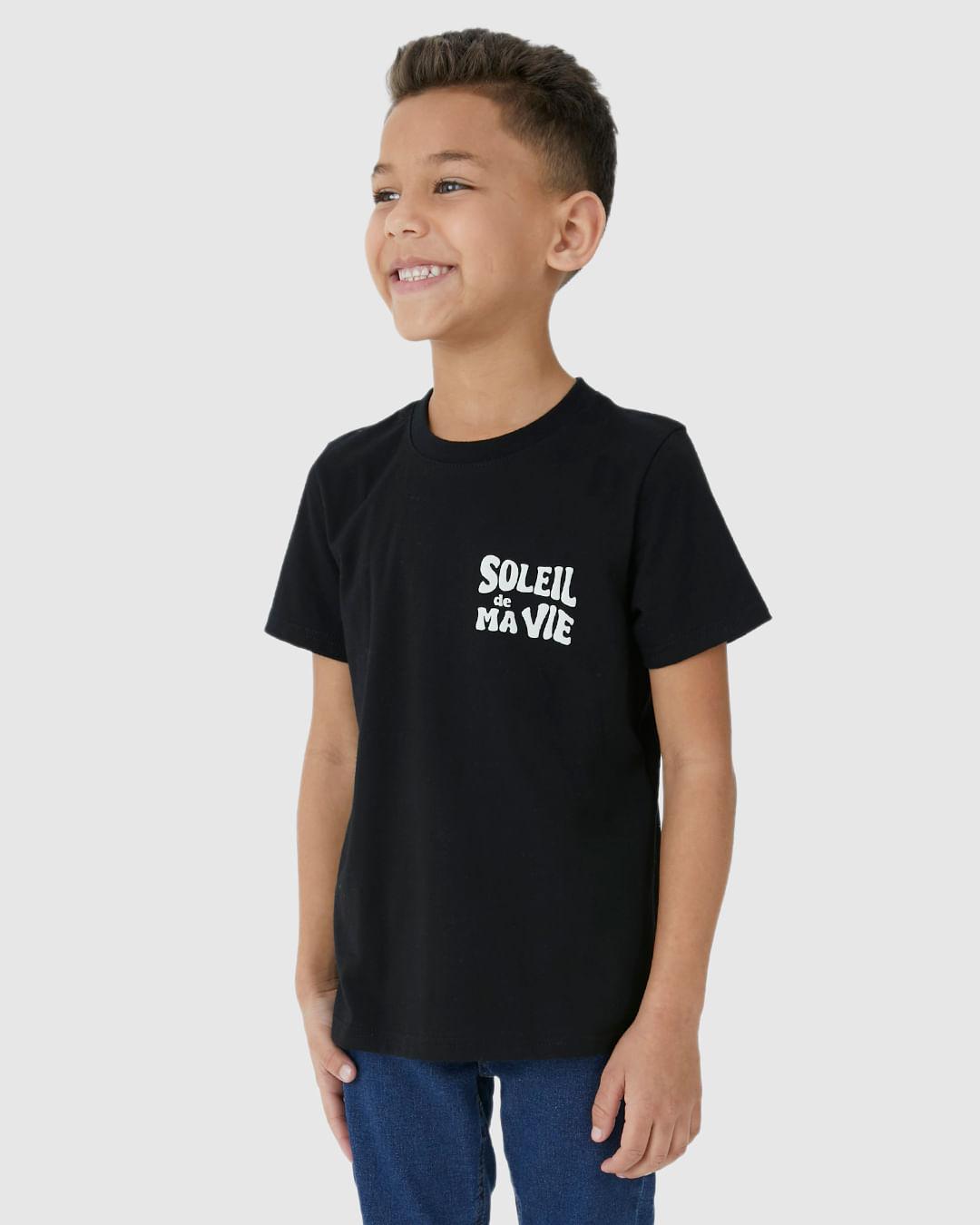 Camiseta Infantil Unissex Soleil de Ma Vie em Algodão Malwee Kids