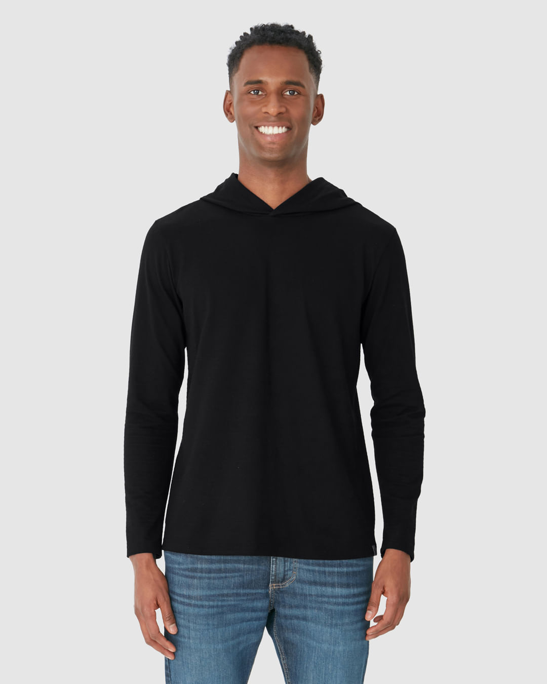 Camiseta Masculina Com Capuz Em Piquet Listrado - Imagem 14