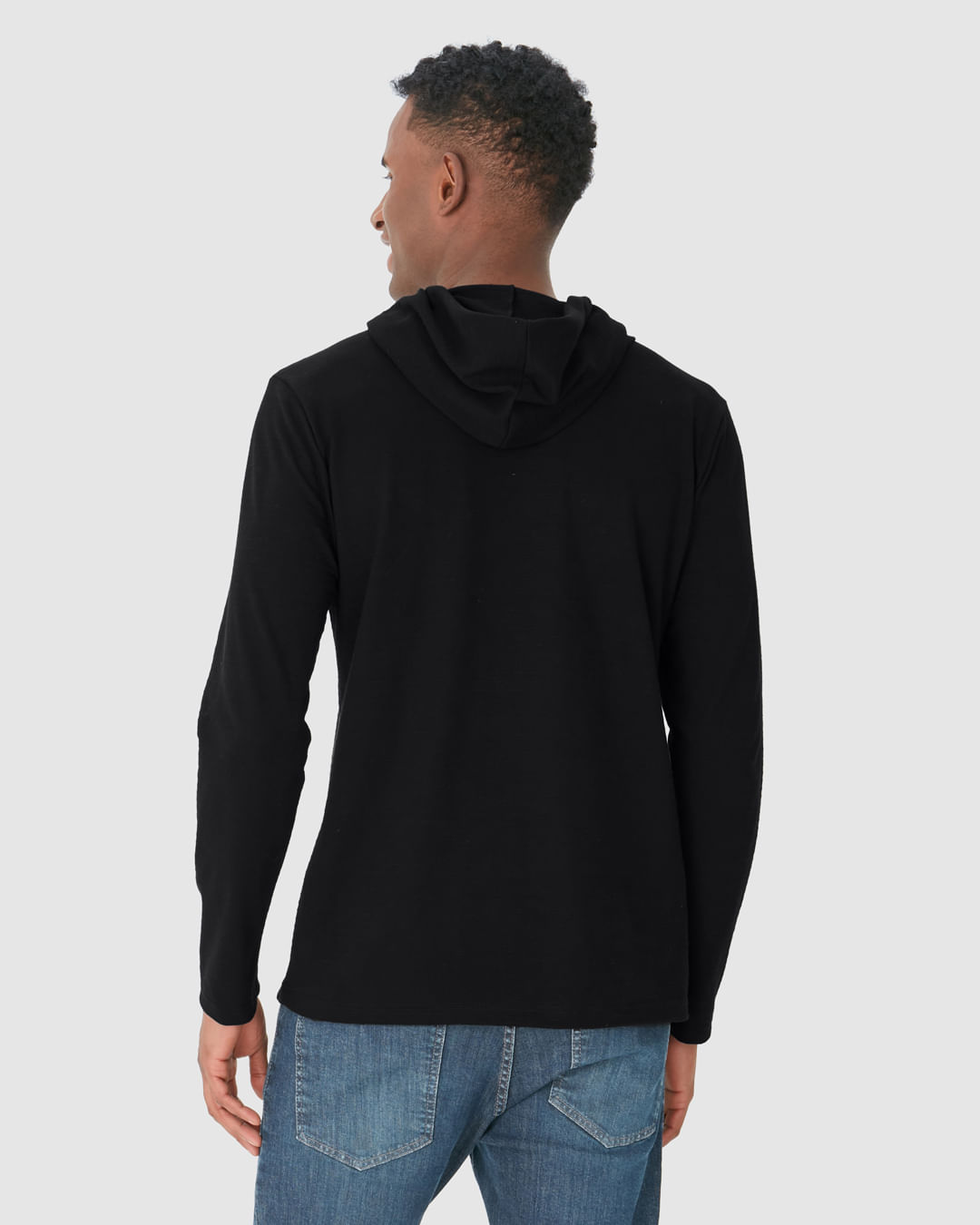 Camiseta Masculina Com Capuz Em Piquet Listrado - Imagem 20