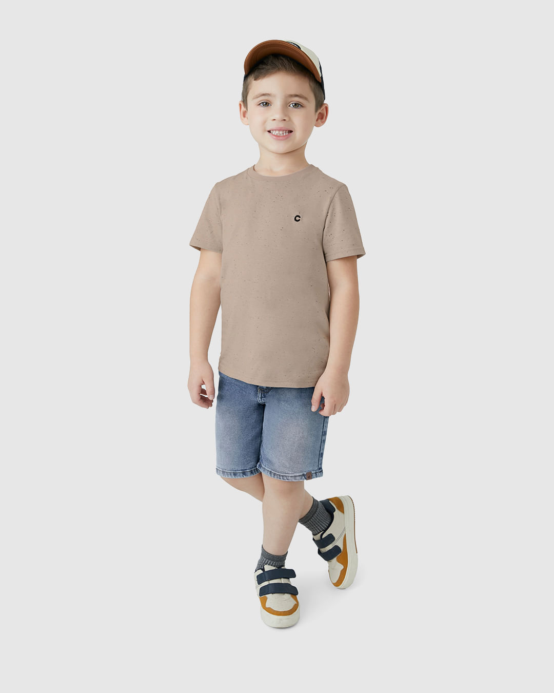 Camiseta Menino Decote Redondo Em Malha Botonê - Carinhoso - Imagem 17