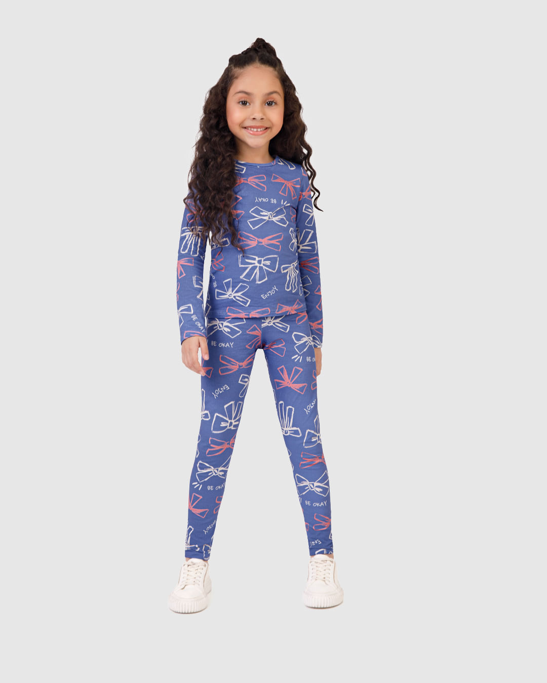 Blusa Infantil Menina Manga Longa Estampada Em Algodão Malwee Kids