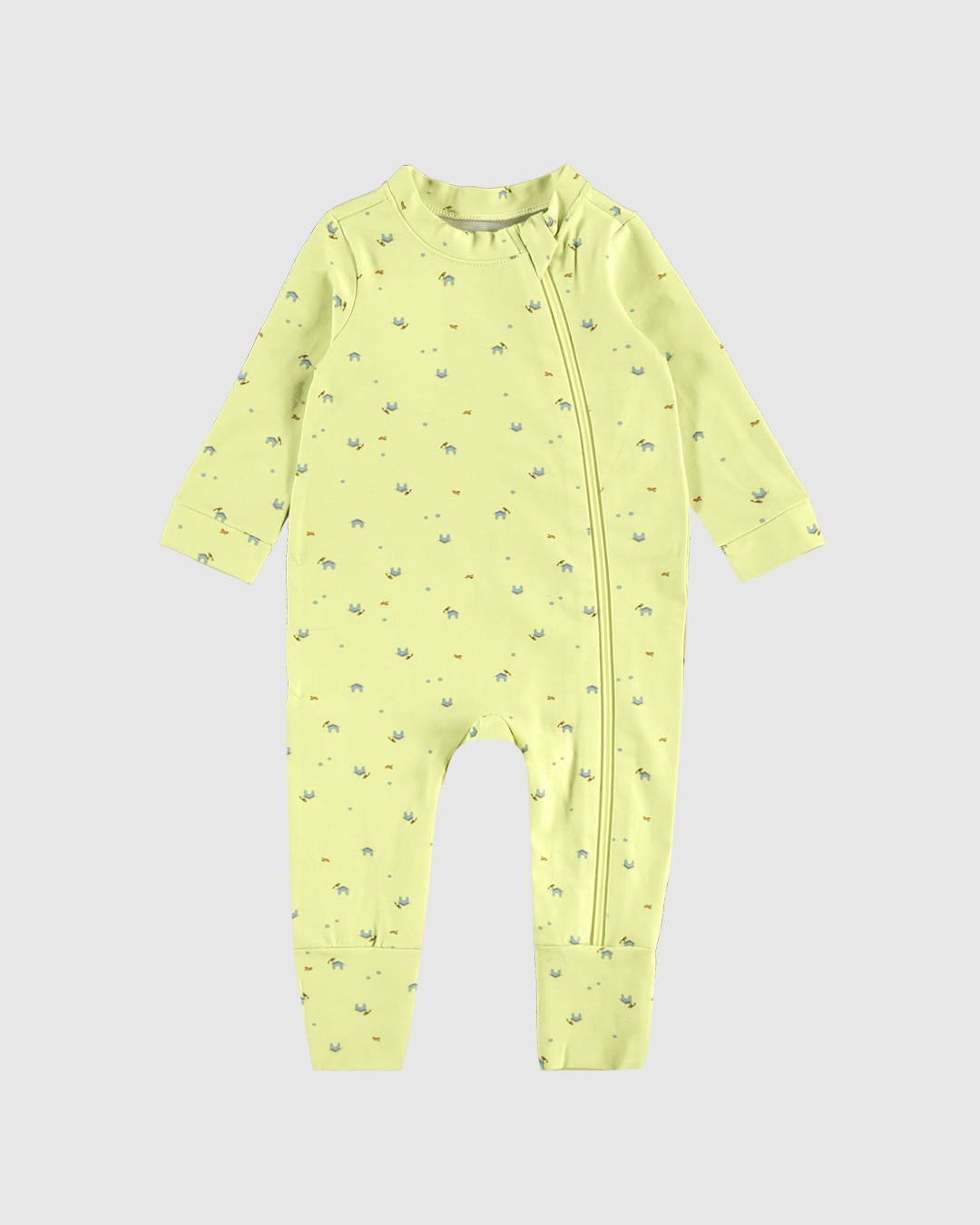 Macacão Bebê Unissex Saruel Manga Longa Em Algodão Malwee Kids - Imagem 3