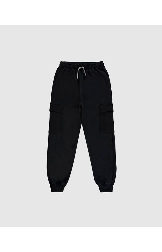Calça Menino Jogger Cargo Em Malha Texturizada Malwee Kids