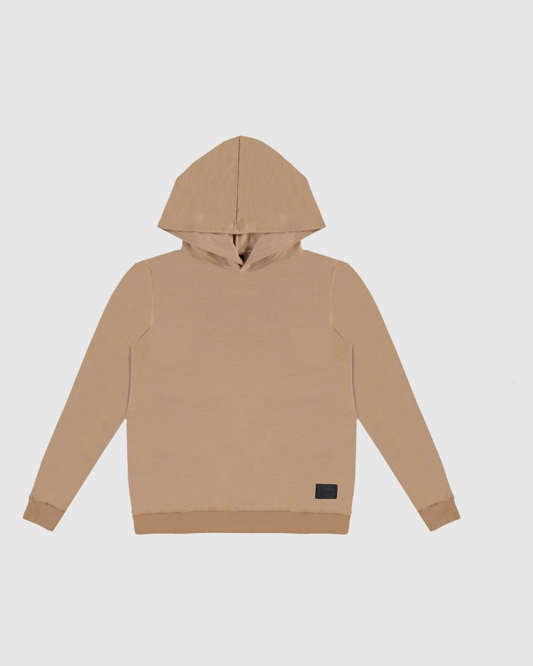 Camiseta Menino Com Capuz Manga Longa Em Moletom Rajado Malwee Kids - Imagem 4