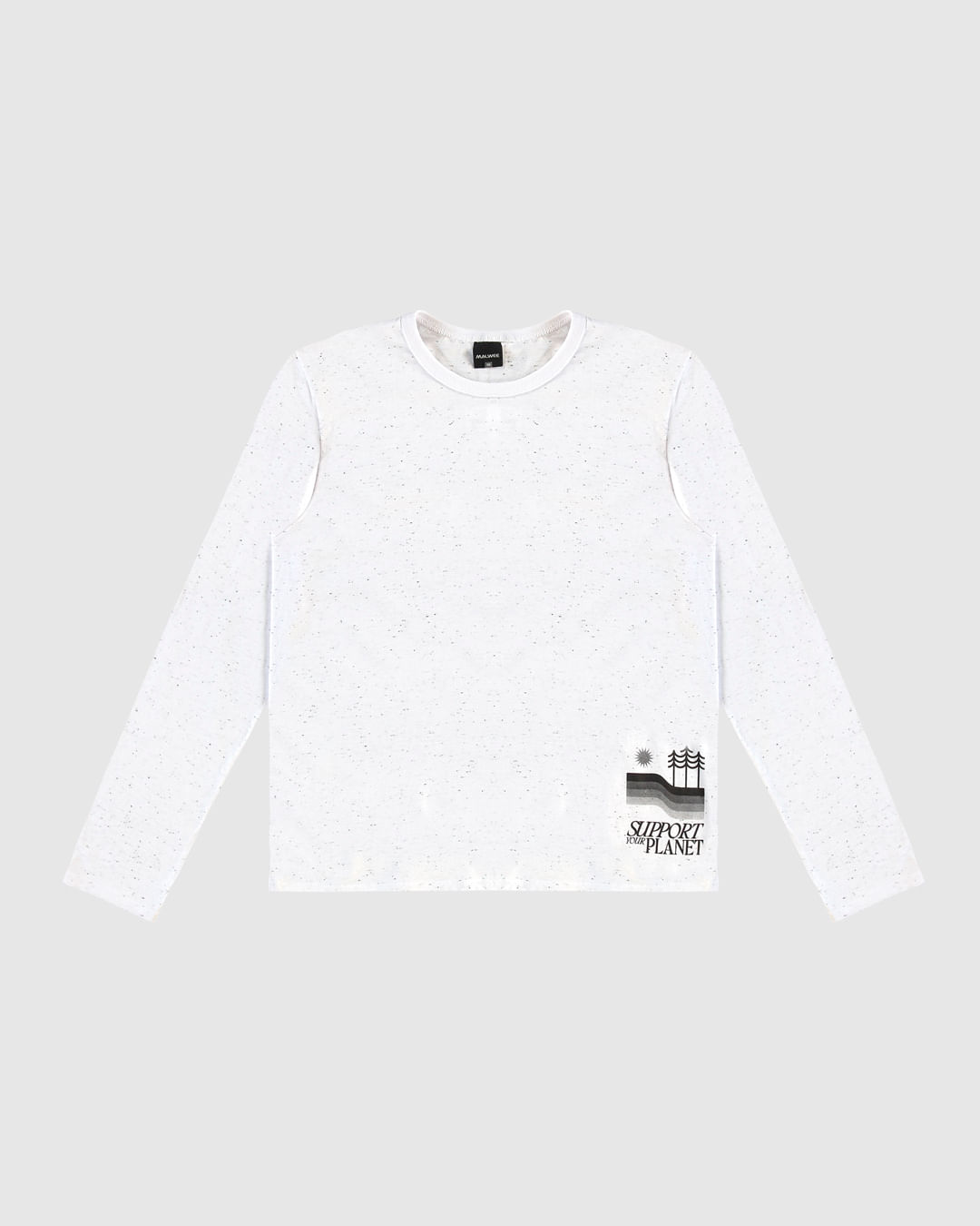 Camiseta Menino Manga Longa Em Malha Botonê Malwee Kids - Imagem 2
