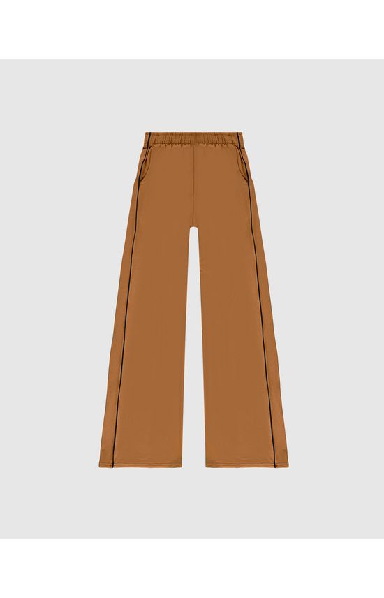 Calça Menina Wide Leg Em Moletinho De Viscose Malwee Kids