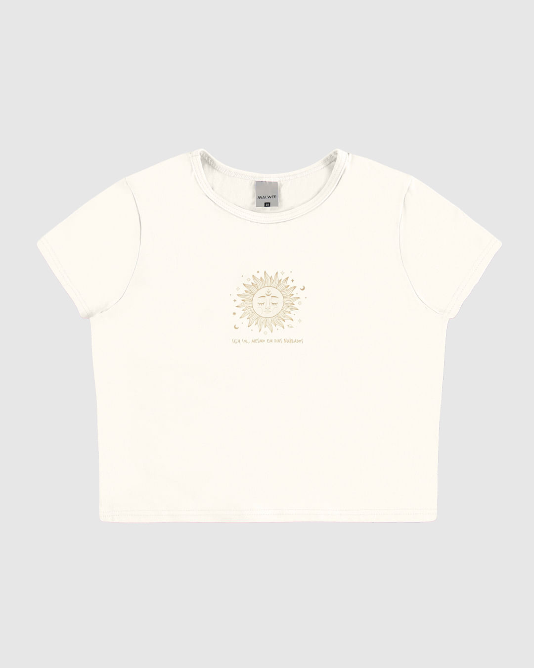 Blusa Menina Justa Seja Sol Em Algodão Malwee Kids