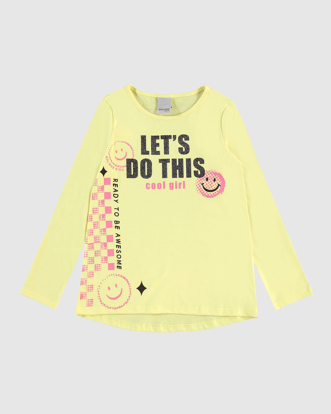 Blusa Infantil Menina Mullet Let’s Do This Em Algodão Malwee Kids - Imagem 7