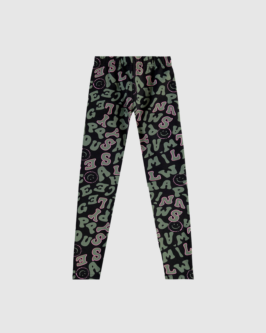 Calça Legging Infantil Estampada Em Moletom Stretch Flanelado Malwee Kids - Imagem 5
