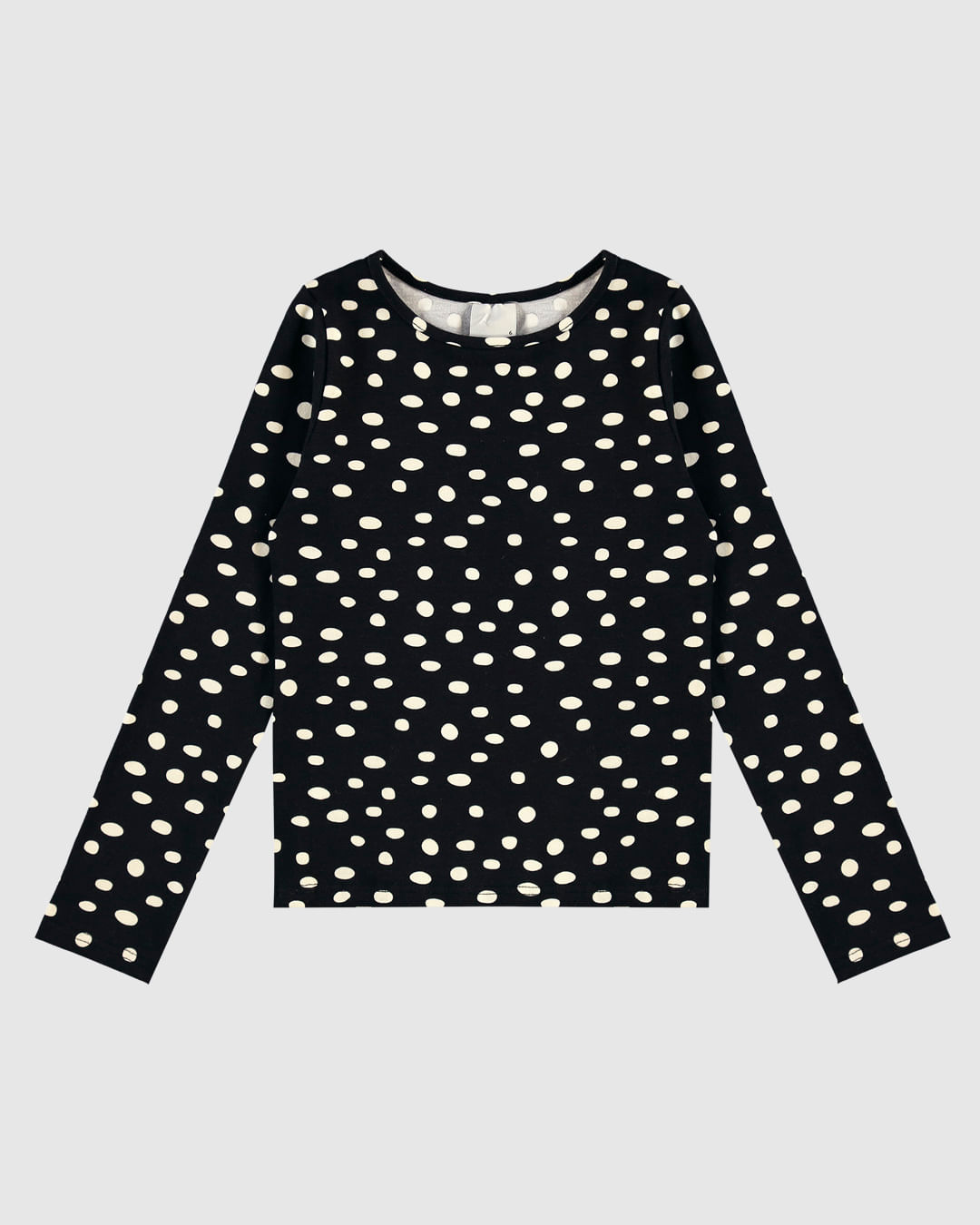Blusa Infantil Menina Manga Longa Estampada Em Algodão Malwee Kids