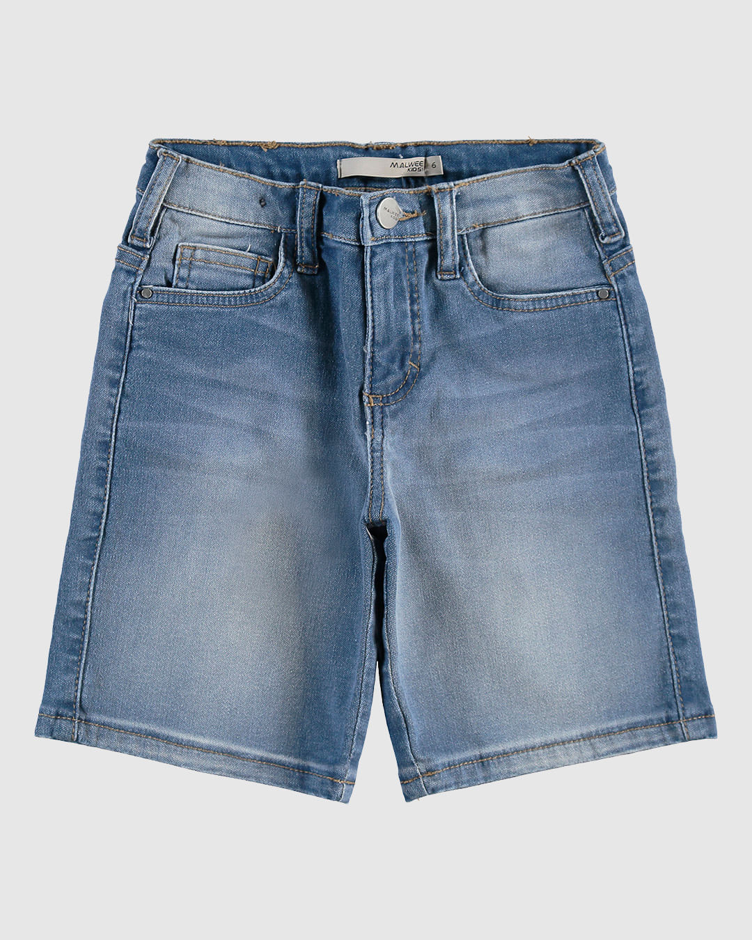 Bermuda Infantil Menino Tradicional Em Jeans Moletom - Malwee Kids - Imagem 8