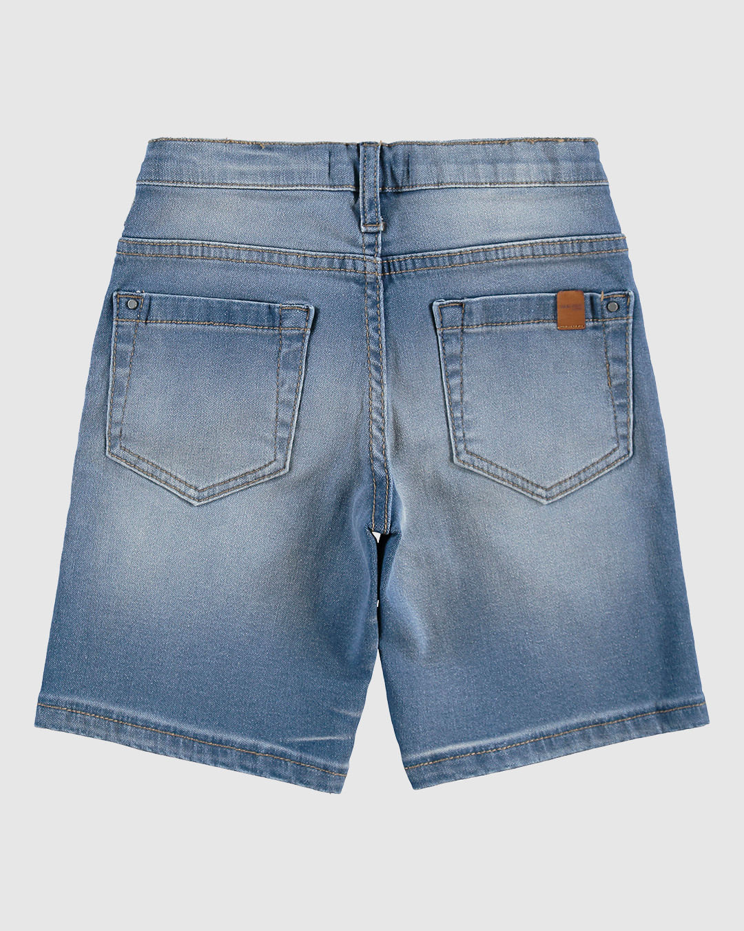 Bermuda Infantil Menino Tradicional Em Jeans Moletom - Malwee Kids - Imagem 9