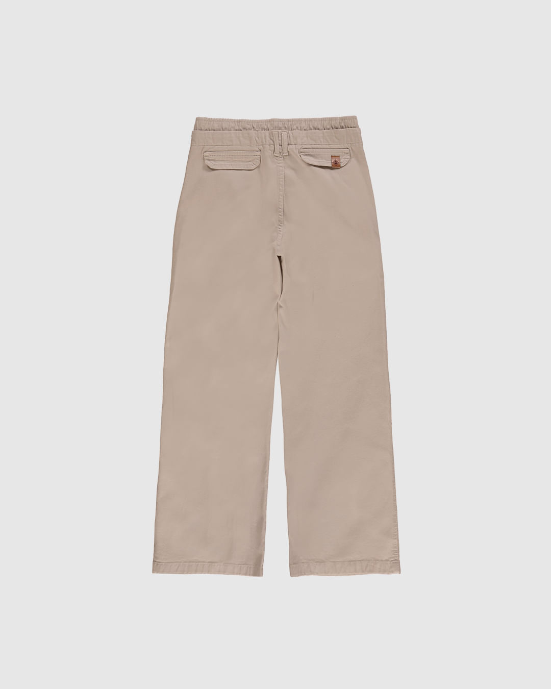 Calça Menina Relaxed Fit Cintura Baixa Em Sarja Com Elastano Malwee Kids - Imagem 9