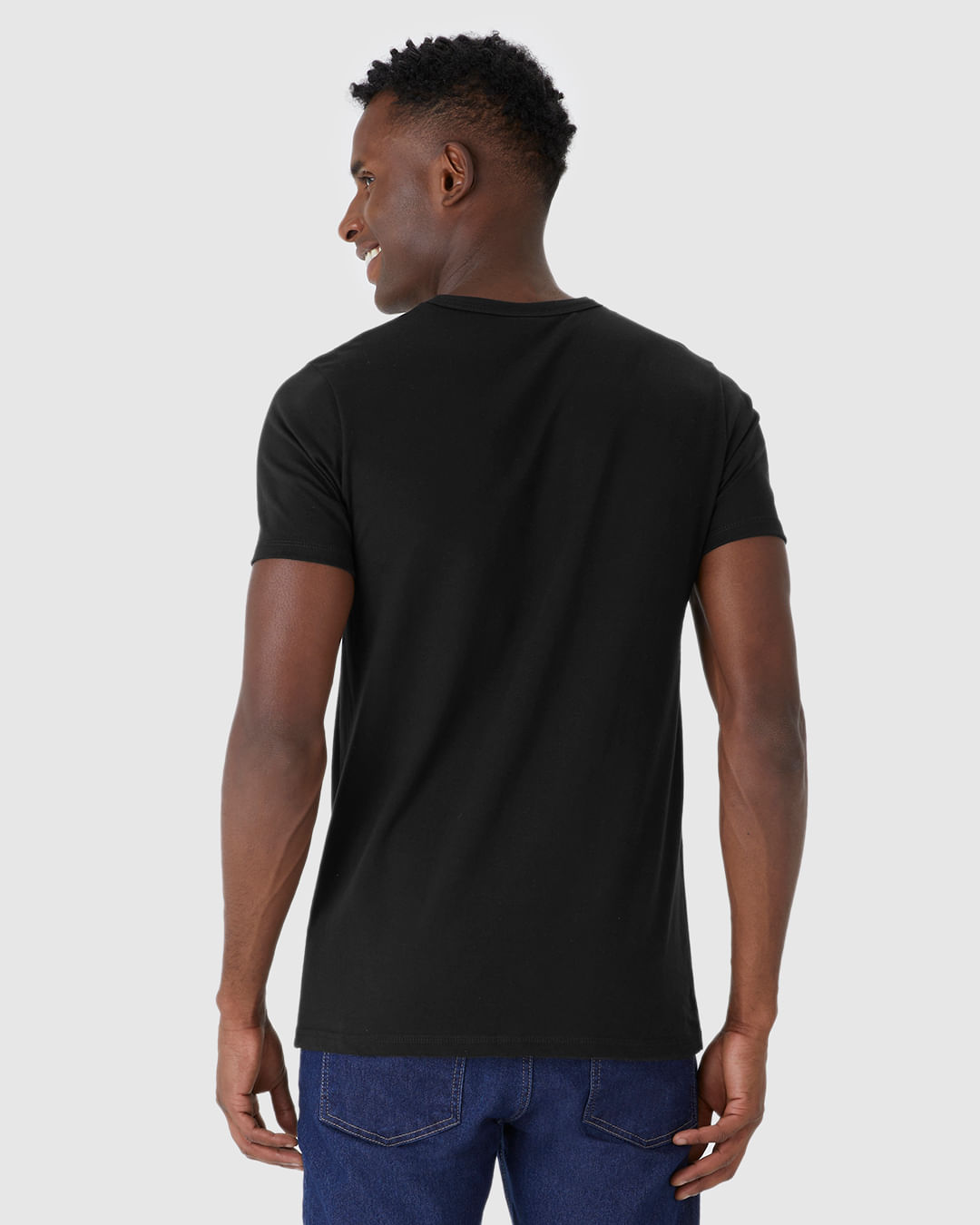 Camiseta Masculina Slim HomeComing Em Malha Algodão Comfy - Imagem 20