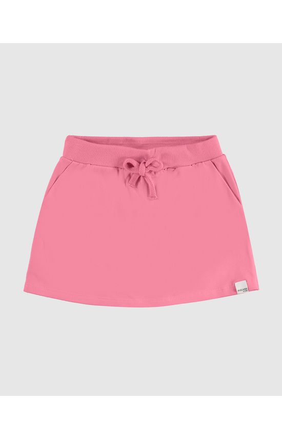Shorts Saia Infantil Menina Bolso Faca Em Algodão Malwee Kids